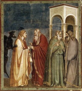 judas betrays jesus by giotto